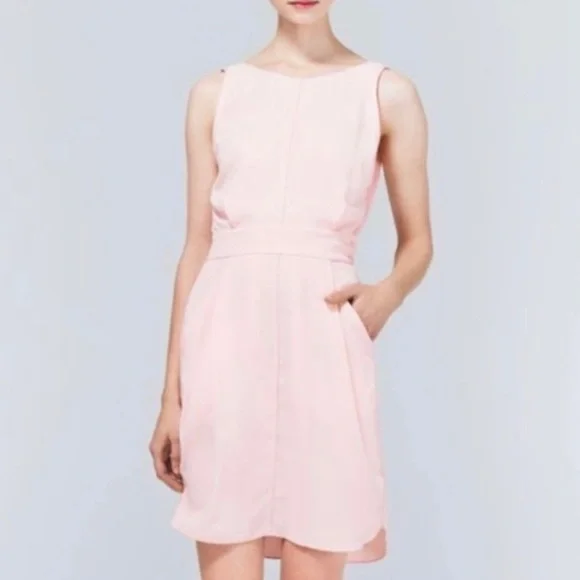 Aritzia Wilfred Leila Dress, Size 6, Salmon/Dusty Rose Colour - Picture 10 of 11